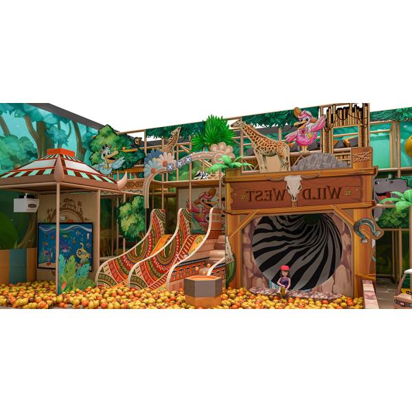 Custom Jungle Theme Indoor Playground Equipment for Kids