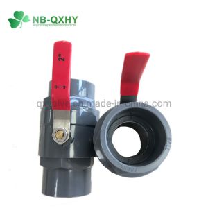 Buy cheap 2 Prime Prime Zhejiang PVC Irrigation 2PCS Ball Valve With Steel Handle Long from wholesalers