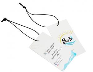  Sustainable Luxury Garment RFID Hang Tag 5*10cm Hot Stamping Manufactures