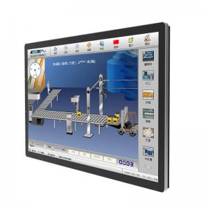 50 Inch Wall Mounted Infrared Touch Screen Monitor PC Ultra Narrow Edge HDMI Port Manufactures