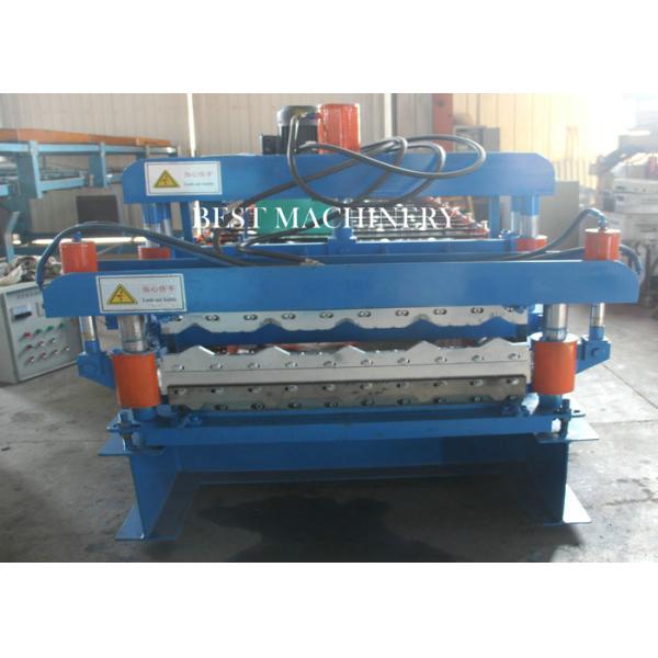 Double Layer Roof Q Tile & IBR Sheet Profile Roll Forming Machine High