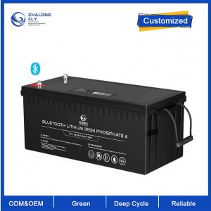 OEM ODM LiFePO4 lithium battery 12V 200Ah Lithium Battery Customized battery lithium battery packs Manufactures