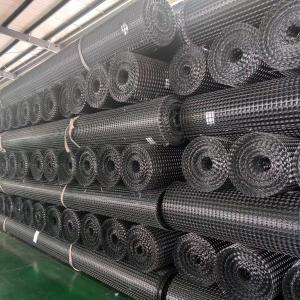 China Geomalla 40kn Grid Mesh Biaxial PP Plastic Geogrid for Road Reinforcement Solution on sale