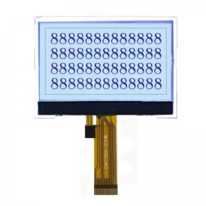  White LED LCD STN Screen With 1/64 Duty Drive Method Easy To Read Manufactures