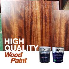 China Smooth Finish PU Wood Paint 2-3 Coats Tin Can Stain Resistance on sale