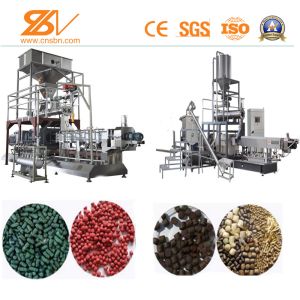  SLG95 Larage Capacity Floating Fish Feed Making Extruder Production Line Manufactures