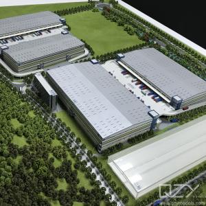 China 1:150 Industrial Scale Models manufacturers Langxing Industrial Park ODM on sale