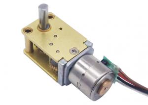 China 2 Phases Micro Worm Gearbox Stepper Motor 10mm Diameter For Automatic Device on sale