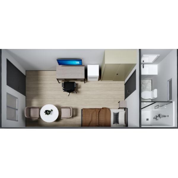 Readymade Foldable Mobile Container House Quick Assembly Tiny Container Homes