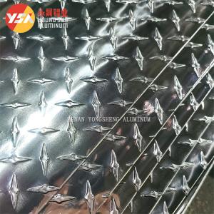  5754 Aluminum Sheet 5 Bar 5mm 4x8 Sheet Aluminum Diamond Plate Embossing Aluminum Sheet Roll Manufactures