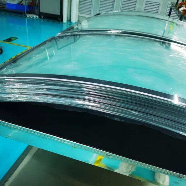 High Sensitivity Windows Curved Touch Panel Glass Customized