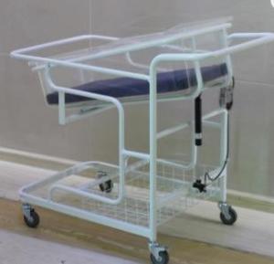  Metal New Born Baby Cart Bed Hospital Crib Commercial Furniture For Clinic Manufactures