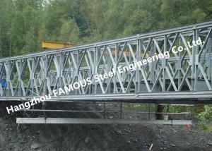 Multi - Span Single Lane Steel Bailey Bridges Structural Formwork Truss Construction Manufactures