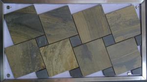 China Mosaic , Mosaci tiles, Stone Mosaic , Slate Mosaic Tiles , Chinese mosiacs 300x300x10mm on sale