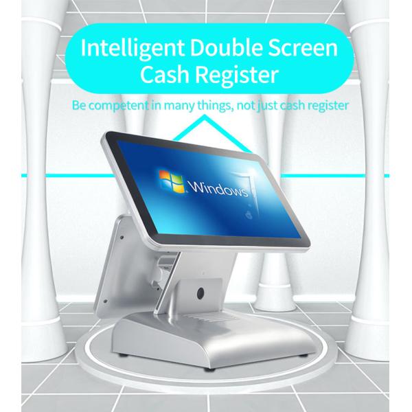Aluminum Alloy Base POS Cash Register POS All In One Touchscreen Computer