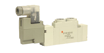 Pilot Operated Directional Control Valve SY3120,SY5120 With Din Connector For Dust-proof