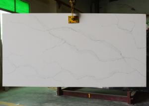 China Artificial Quartz Countertops Calacatta White Quartz Environmental Friendly on sale