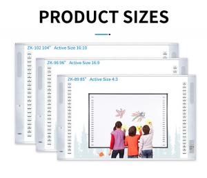 China All In One Smart Interactive Whiteboard Multi Point Ultra Slim Frame For Classroom on sale