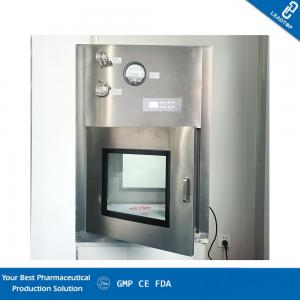 China GMP Cleanroom Static Dynamic Pass Box / Pharmaceutical Pass Box Low Noise on sale