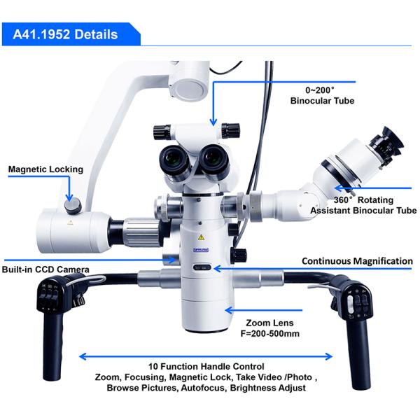 Opto Edu A41.1952 Operating Microscope Neurosurgery Brain Surgery Ent Dual Head