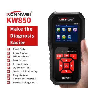 China OBDII/EOBD Code Reader Auto Engine Analyzer KW850 AUTEL Foxwell NT301 NT630 NT530 NT520 NT201 LAUNCH CAN on sale
