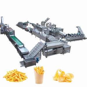  Top Quality Continuous Conveyor Fried Rice Potato French Fries Chicken Automated Deep Fryer Machine Manufactures