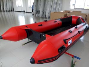 China Neoprene / Hypalon 6 Man Inflatable Boat Small Inflatable Kayak With Plywood Floor on sale