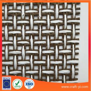 supply gray white color woven mesh fabric in paper wire material