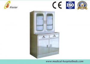  300*1750mm Hospital Stainless Steel Medical Cabinet Wardrobe Cabinet With Lock Manufactures
