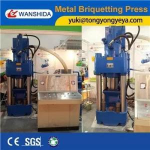  500 Ton Metal Briquetting Press 30kW Hydraulic Sawdust Briquette Press Manufactures