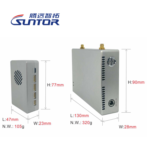 Drone Video Link 18km IP Video Transmitter For Drones Maritime Inspection