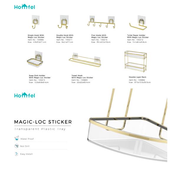 Non-folding Rack Suction Cup PS Box Shower Caddy for Bathroom Storage and Organization