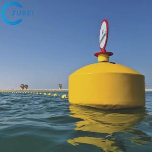China Yellow Marker Buoys In Water Marine Navigation Beacon Buoy Marine Navigation Markers on sale