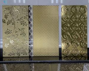  600x1200mm Gold Colour Floor Tiles Bathroom Pocelain Wall Tiles Manufactures