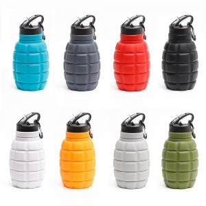China Multicolor Silicone Drink Bottle , Stainless Steel Water Bottle With Silicone Sleeve on sale