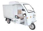 3 Wheeler Refrigerated Tricycle / Freezer Cargo Motor Tricycle With Enclosed Box