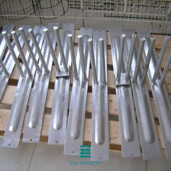 Rigid Hot Dipped Galvanized Welded Wire Panels Rectangle Hole Shape For Cattle Fence