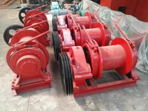 China Diesel Engine Winch 1.5 Ton Conveying Hoisting Machine For Construction on sale