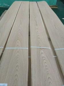  0.50MM Well-Sliced Crown Red Oak Natural Wood Veneer for Furniture Door Plywood Manufactures