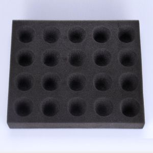  Lightweight Recyclable EPE Foam Box , Black High Density Foam Molding Manufactures