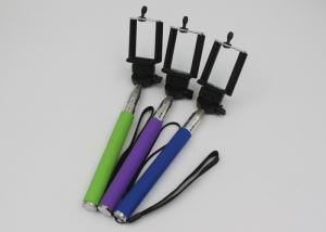  Folding Bluetooth Mobile Phone Monopod Selfie Stick Green / Purple / Blue Manufactures