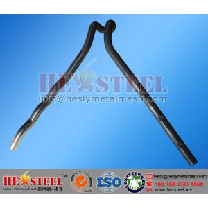 SS304 Refractory Steel Rod Anchor, 6.0mm diameter, V shaped, Castable refractory