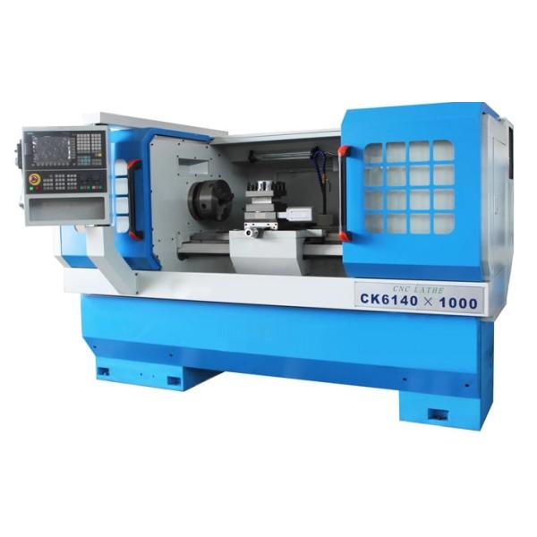 3 Axis CK6140 CNC Lathe Machine 808D Controller Tool As Hub Shaping