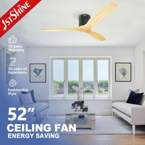  Flush Mount Decorative Ceiling Fan With DC Motor Inverter 5 Speed Manufactures