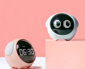  Circular 2.5W Kids Alarm Clock , 1500mAh Touch Light Alarm Clock Sound Control Manufactures