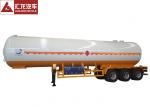 Pressure Vessel LPG Tank Trailer Mechanical Suspension Automatically Safety