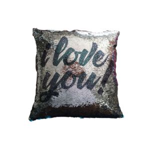 Buy cheap Two Sides Reversible Sequin Pillow I Love You Word Printing Pillow Cases For from wholesalers