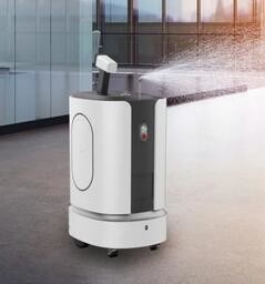  Stable Running Hospital Delivery Robot , Portable Disinfection Robot Manufactures