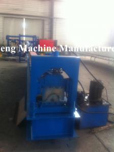 China Automatic Roof Tile Ridge Cap Roll Forming Machine With Hydraulic Cutting CE on sale
