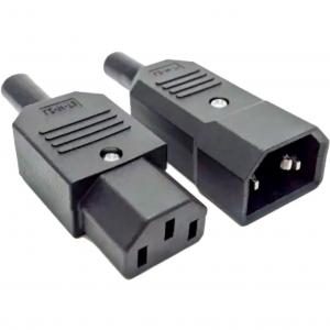  3P Cable Harness Connector Male And Female C13 C14 Power Cord Connectors Manufactures